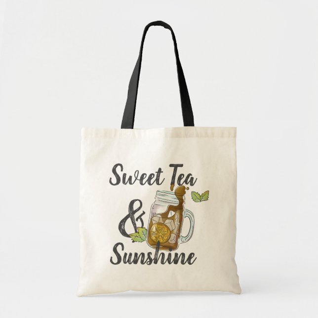 Tote Bag Thé sucré et soleil (Devant)