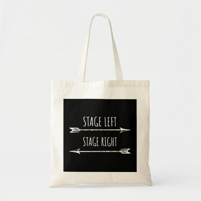 Tote Bag Théâtre Broadway scène musicale gauche scène droit (Devant)