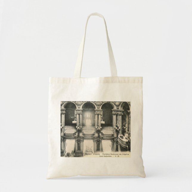 Tote Bag Théatre de l'opéra, cru de Paris, France (Devant)