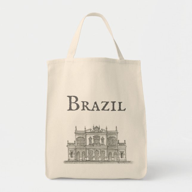 Tote Bag Théâtre José de Alencar, Fortaleza, Brésil (Devant)