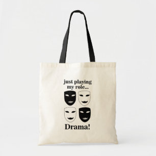 Tote Bag Théâtre Masque Théâtre Drame Agir Drôle