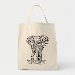 Tote Bag "Thembo" Elephant Design