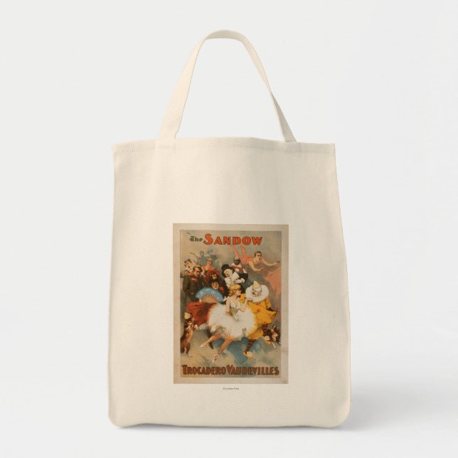 Tote Bag Thème Carnaval Sandow Trocadero Vaudevilles (Devant)
