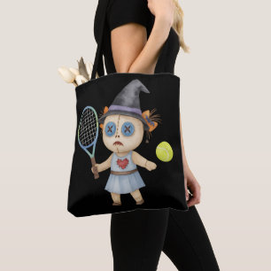 Tote Bag Thème du Tennis Halloween