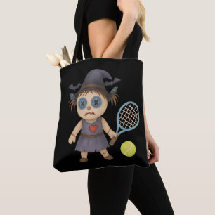 Tote Bag Thème du Tennis Halloween