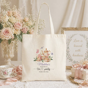 Tote Bag Thème élégant de papillons pour la douche de la ma
