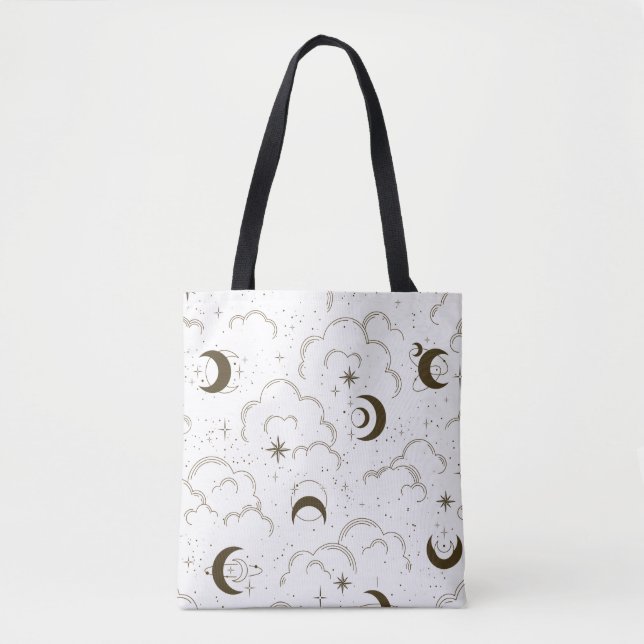 Tote Bag Thème Lune céleste  (Devant)