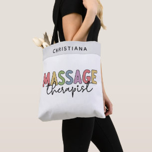Tote Bag Thérapeute de massage sur mesure   Offres de masso