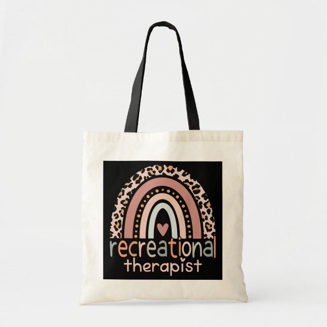 Tote Bag Thérapeute récréative Rainbow (Devant)