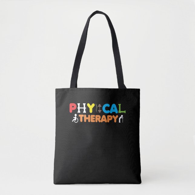 Tote Bag Thérapie physique Thérapie PT Physiothérapie (Devant)