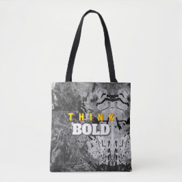 Tote Bag THINK BOLD Abstract Tote