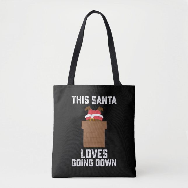 Tote Bag This Santa Loves Going (Devant)