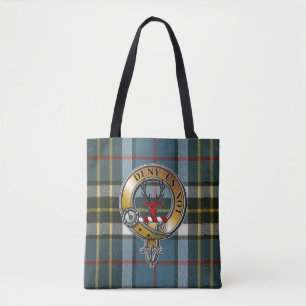 Tote Bag Thomson Tartan & Badge