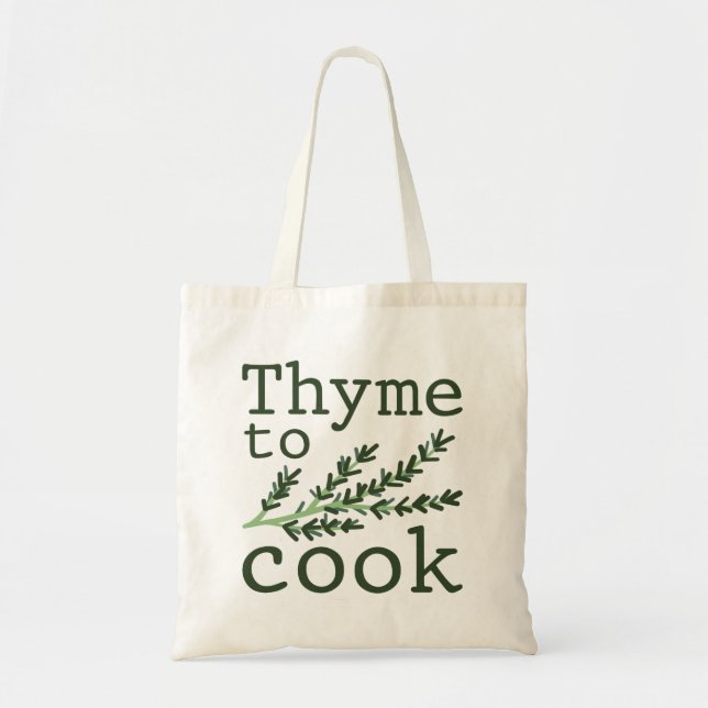 Tote Bag Thym à cuire (Devant)