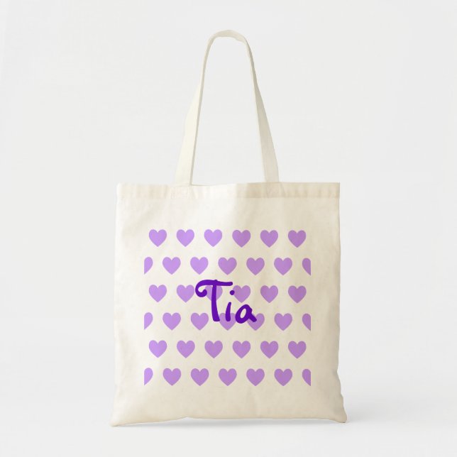 Tote Bag Tia en violet (Devant)