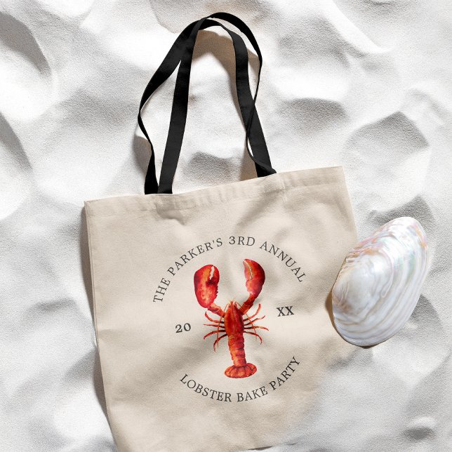 Tote Bag Tide rouge| Bake/ébullition au homard (Créateur téléchargé)