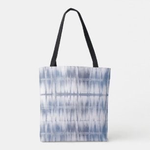 Tote Bag Tie Dye bleu clair Denim Shades Fourre-tout