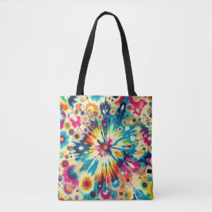 Tote Bag Tie Dye Pop Art