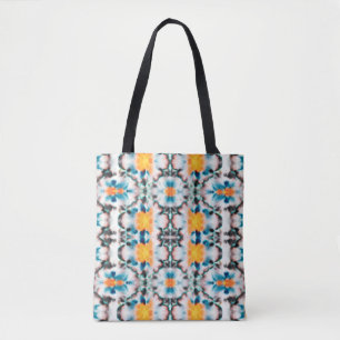 Tote Bag Tie Dye Seamless Pattern. Ethnic Abstract. Psyched