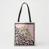 Tiger Imprimer et Mauve et Fleurs d'ivoire Fourre-