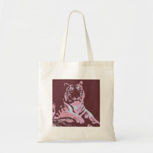 Tote Bag Tiger Pop Art