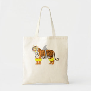 Tote Bag Tiger Requin Tigre Robe Comme Requin Animal Drôle