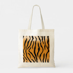 Tote Bag Tiger Stripes Motif Thunder_Cove