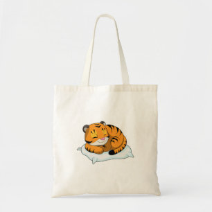 Tote Bag Tigre au coucher avec Coussin
