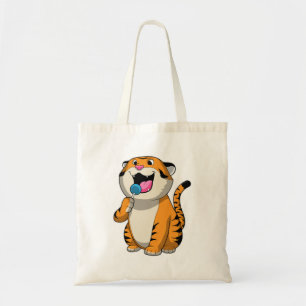 Tote Bag Tigre avec Lollipop