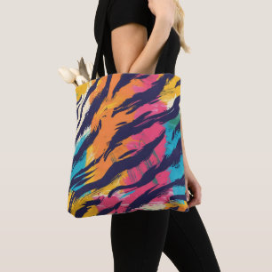 Tote Bag Tigre coloré