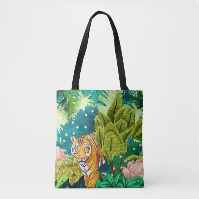 Tote Bag Tigre de la Jungle (Devant)