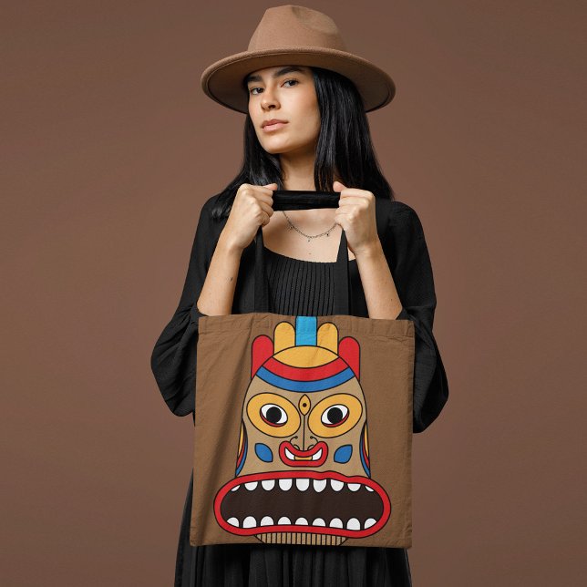 Tote Bag Tiki hawaïen (Créateur téléchargé)