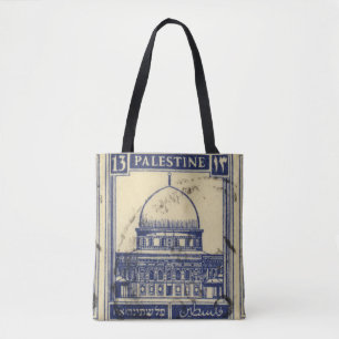 Tote Bag timbre antique palestinien 1920_ folklor palestine