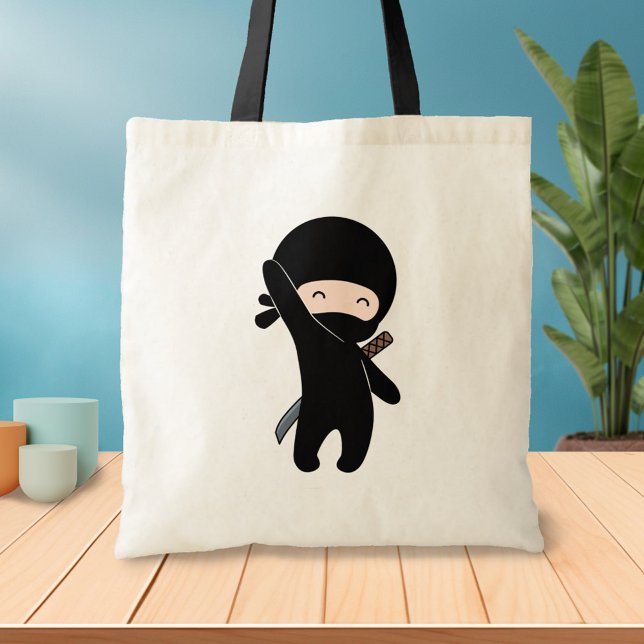 Tote Bag Tiny Happy Ninja (Créateur téléchargé)