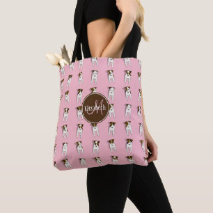 Tote Bag Tiny Jack Russell Terriers motif fourre-tout avec 