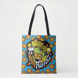 Tote Bag Titans Ados, allez !   Beast Boy Waffles