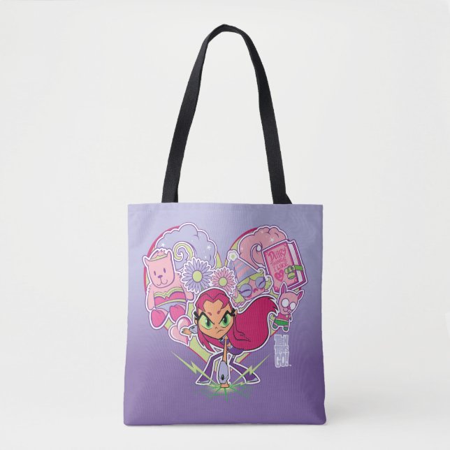 Tote Bag Titans Ados, allez ! | Graphique de pointes cardia (Devant)