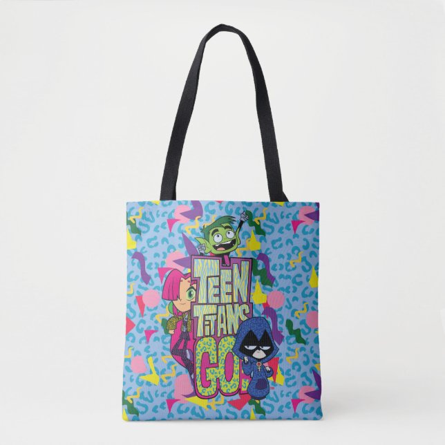 Tote Bag Titans Ados, partez ! | Logo Poster de animal "Fil (Devant)