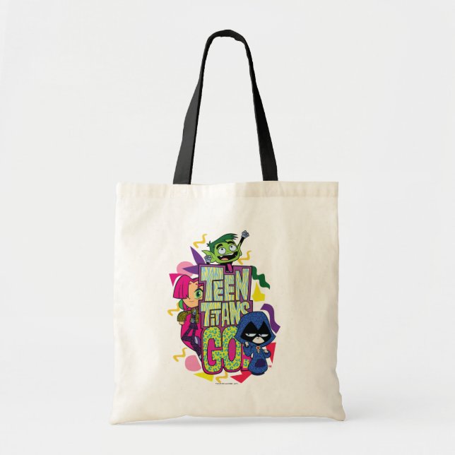 Tote Bag Titans Ados, partez ! | Logo Poster de animal "Fil (Devant)