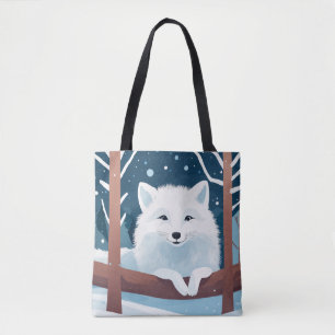 Tote Bag Titre : Joli sourire Renard arctique Illustration