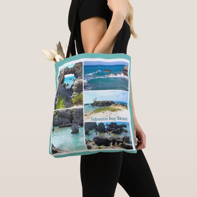 Tote Bag Tobacco Bay Beach, Bermudes (De près)