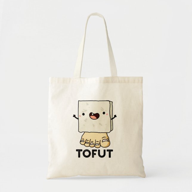 Tote Bag Tofurny Funny Tofu Pun (Devant)