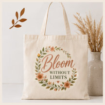 Toile Canvas Fleurie 'Épanouis Sans Limites'