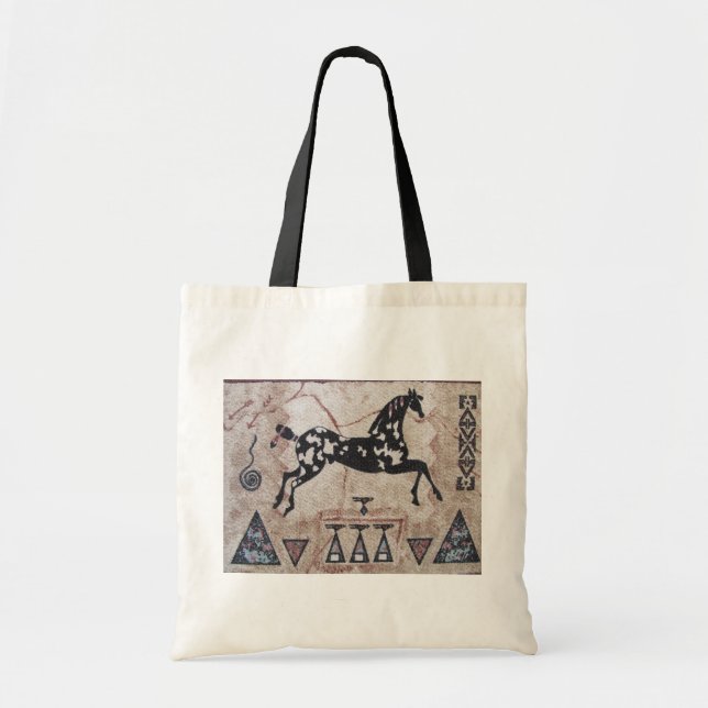 Tote Bag Toile Fourre-tout--Poney tissé (Devant)