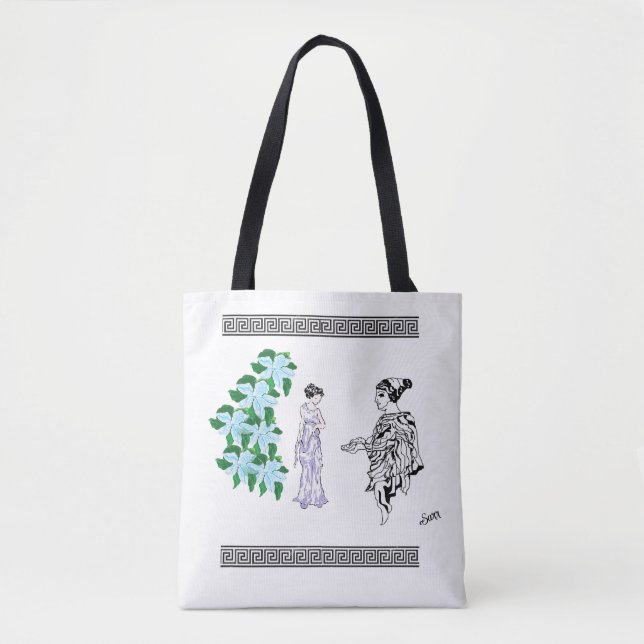 Tote Bag Toile : Grec ancien (Devant)