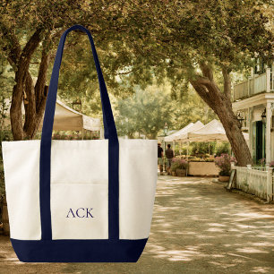 Tote Bag Toile personnalisée avec contraste de couleur