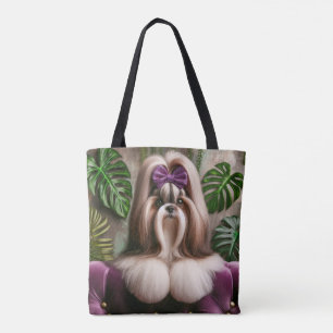 Tote Bag Toile Tropicale Magnum Maximus Luxe Fourre-tout
