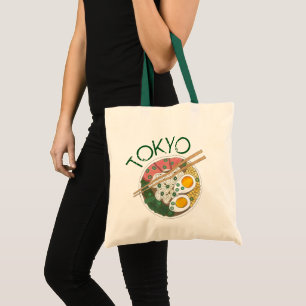 Tote Bag Tokyo Japon Ville Japonaise Nourriture Ramen Soupe