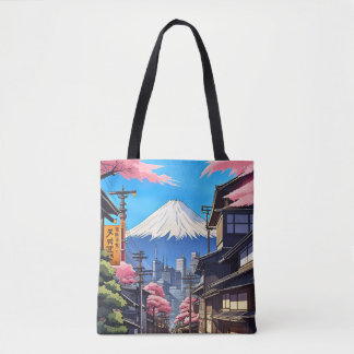 Tote Bag Tokyo Mt Fuji