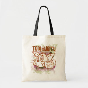 Tote Bag Tom et Jerry Brown et vert